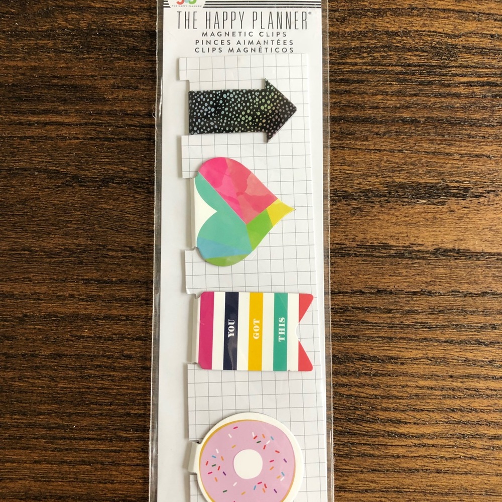 The happy planner magnetic clips